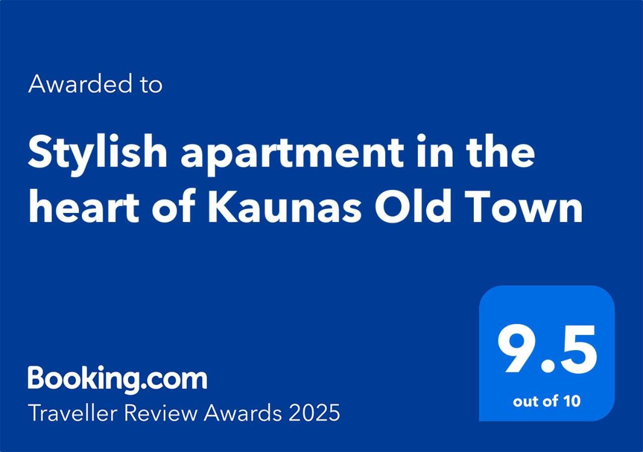 Stylish Apartment In The Heart Of Kaunas Old Town Zewnętrze zdjęcie